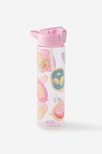 Hydroactive 900Ml Bottle, FRUIT STICKER / BLOSSOM PINK