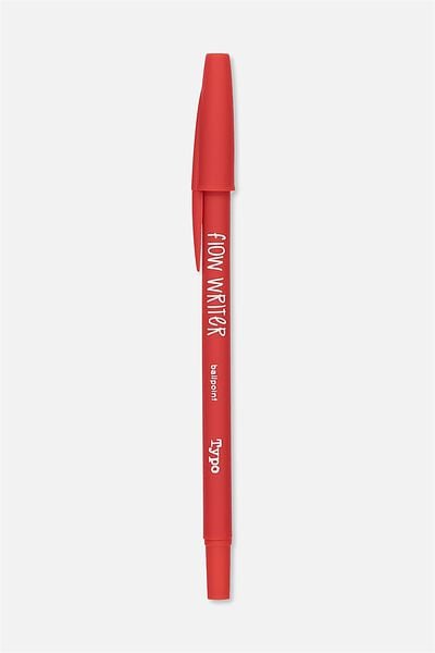 Flow Writer Ballpoint Pen, RED