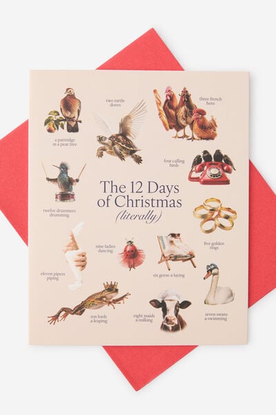 Christmas Card 2025, 12 DAYS OF XMAS