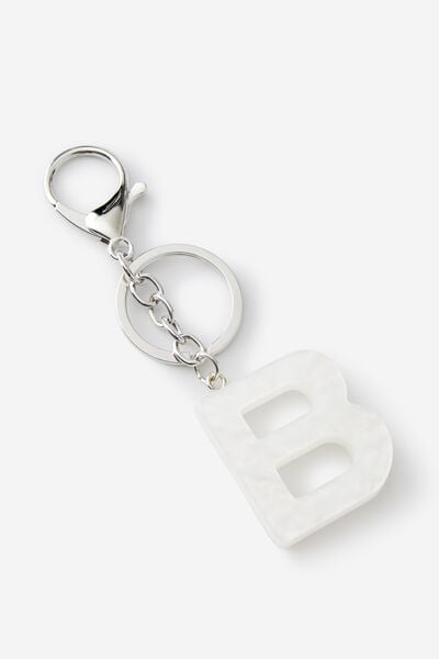 Alpha Keyrings, B / MOTHER OF PEARL