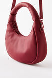 Plush Mini Handbag, CABERNET - alternate image 2