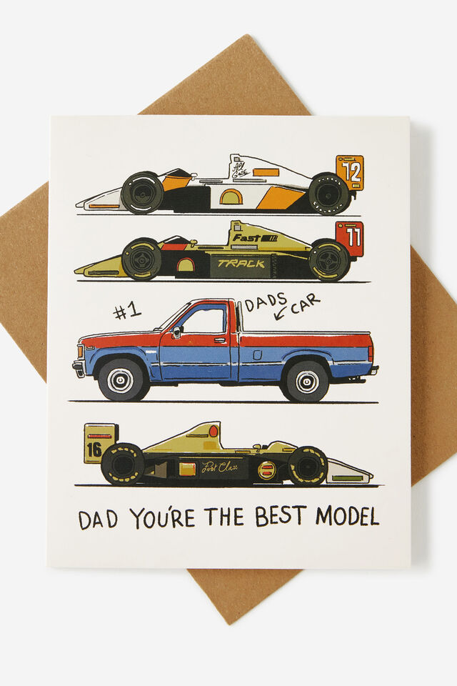 Fathers Day Card 2026, DAD YOU RE THE BEST MODEL