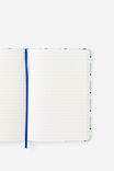 Personalised A5 Hard Lined Notetaker Notebook, JELLY MINT POLKA - example image 2