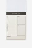 A5 Planner Pad, DAILY PLANS ECRU - alternate image 3