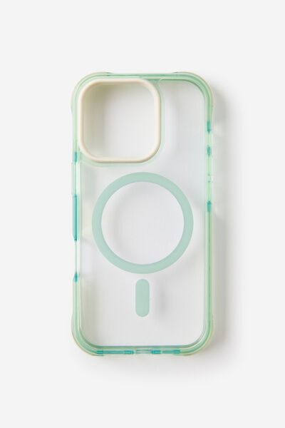 Active Shockproof Case Iphone 16 Pro, MINTY/CLOUD
