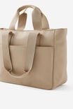 Perssonalised Pro Oversized Tote, CHAI LATTE - alternate image 2