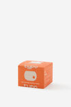 Mini Stackers Glass Tea Light Candle, JOY RISING TANGERINE RIBBED - alternate image 5