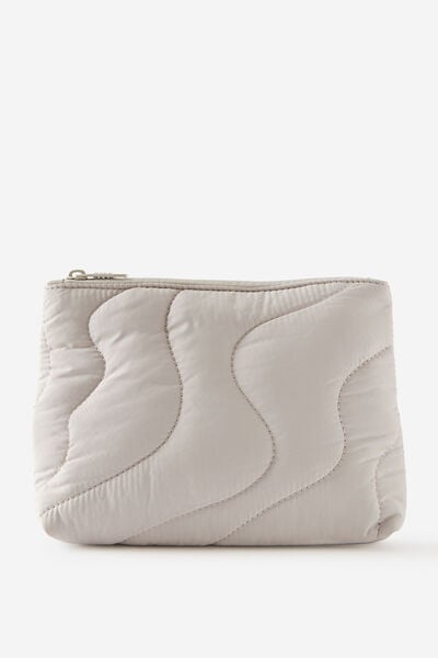 Quilted Pencil Case, RIVER GUM