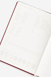 2026 B6 Daily Hard Metro Diary, Cabernet - alternate image 4
