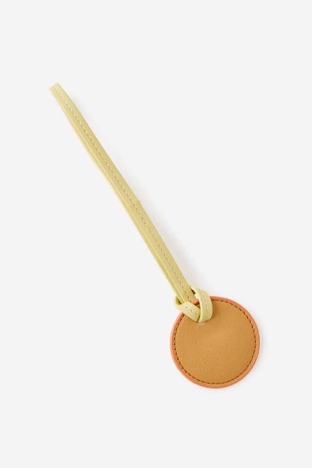 Iconic Personal Tag, CIRCLE GELATO TAN