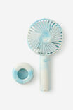 Desktop Fan, SCANDI BLUE SWIRL - alternate image 2