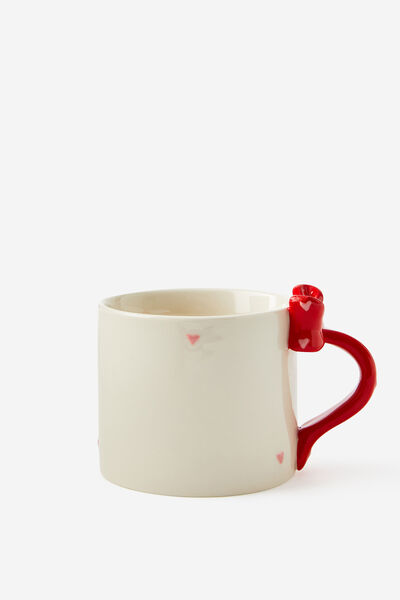 Novelty Shaped Mug, BOW & HEART
