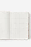 2026 A5 Daily Hard Metro Diary, Ditsy Pansy Pink Clay - alternate image 2