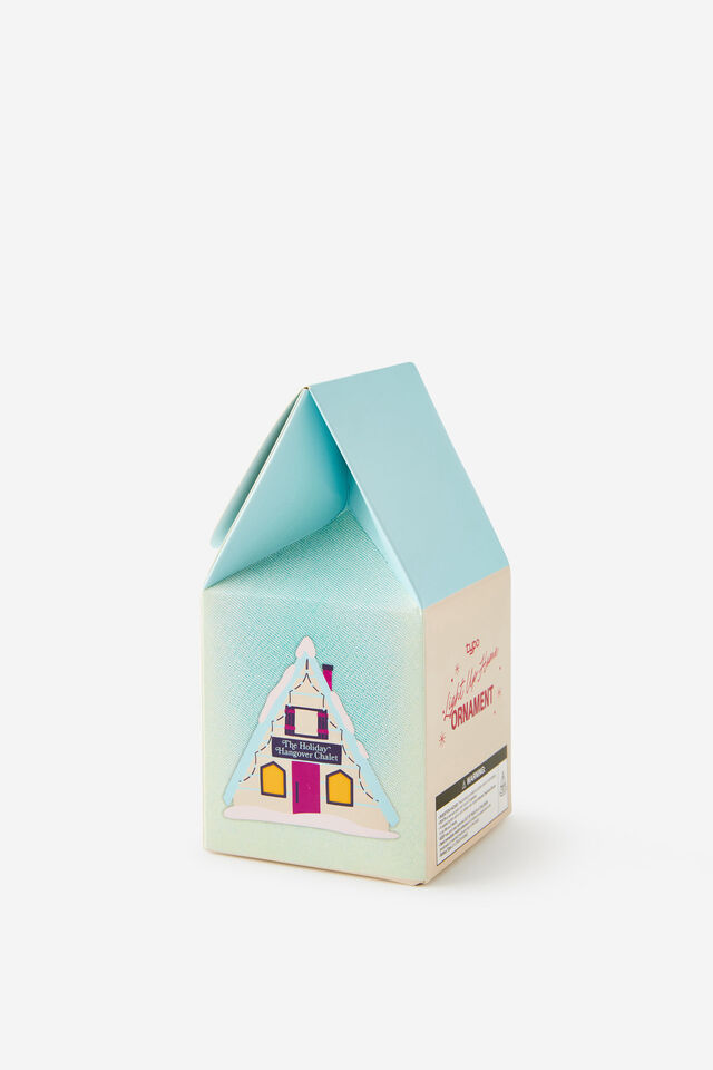 Light Up Home Ornament, THE HOLIDAY HANGOVER CHALET