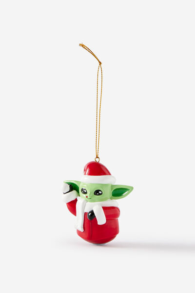 Collab Resin Christmas Ornament, LCN LUC GROGU SANTA SNOWBALL