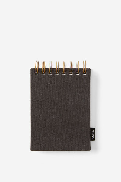 A6 Spiral Sketch Book, BLACK