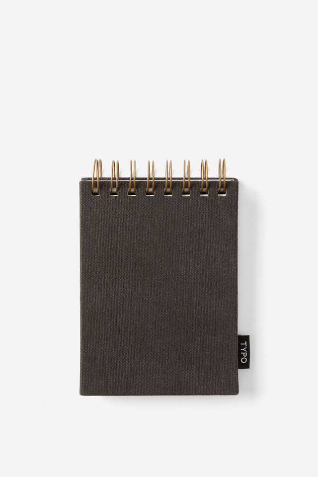 A6 Spiral Sketch Book, BLACK