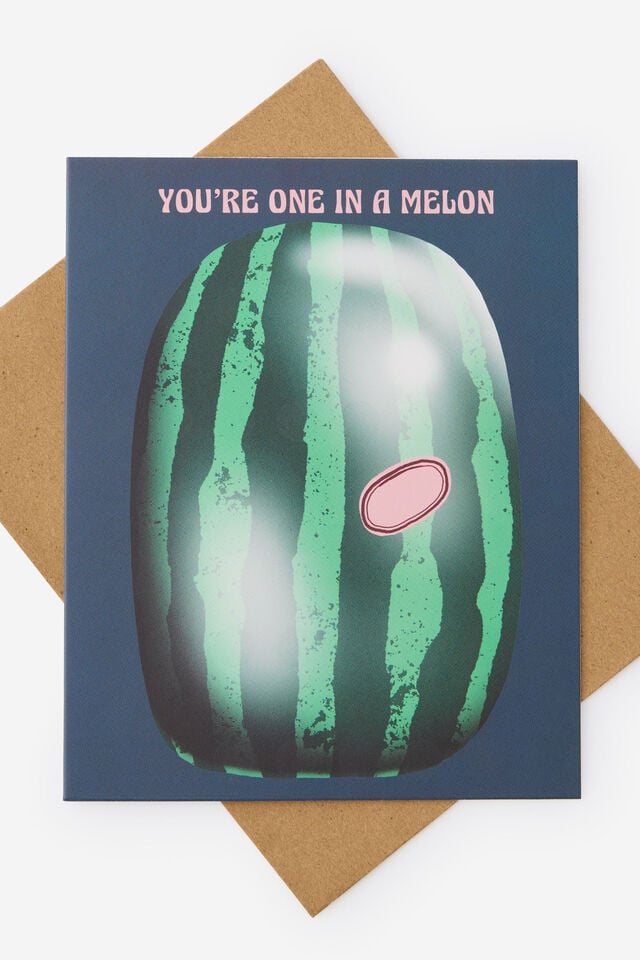Premium Nice Birthday Card 2.0, SCENTED YOUR MY MELON