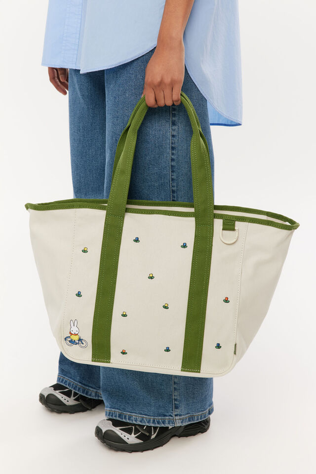 Collector Flex Tote Large, LCN MIF MIFFY FLOWER FIELD / CLOUD