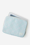 Personalised Mode 11 Inch Tablet Case, MINTY GRID - example image 2
