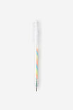3 Colour Gel Pen, PEACH BLUE YELLOW - alternate image 1
