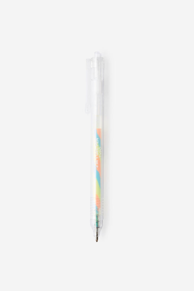 3 Colour Gel Pen, PEACH BLUE YELLOW