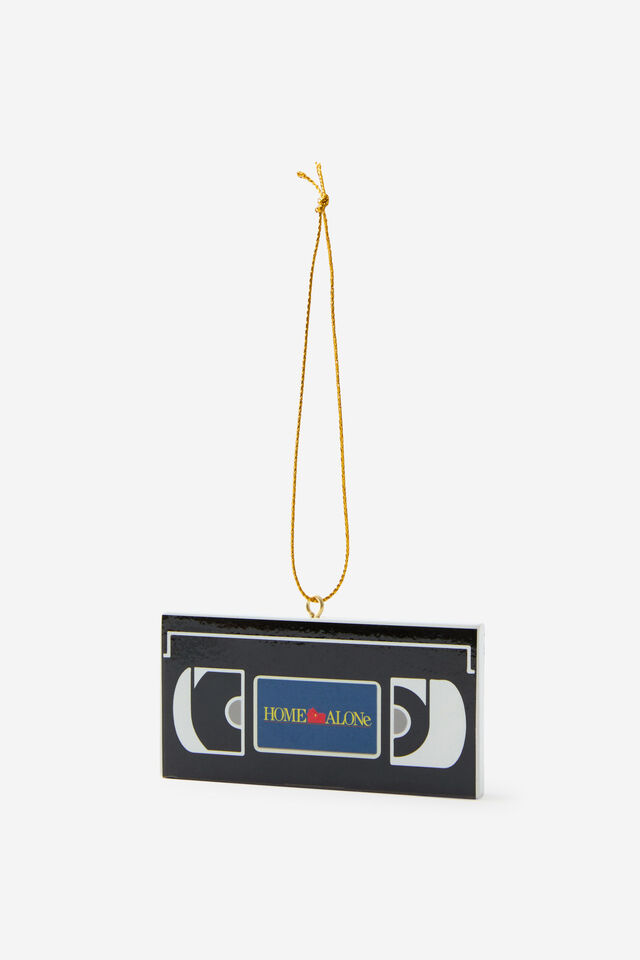 Collab Resin Christmas Ornament, LCN DIS HOME ALONE VHS