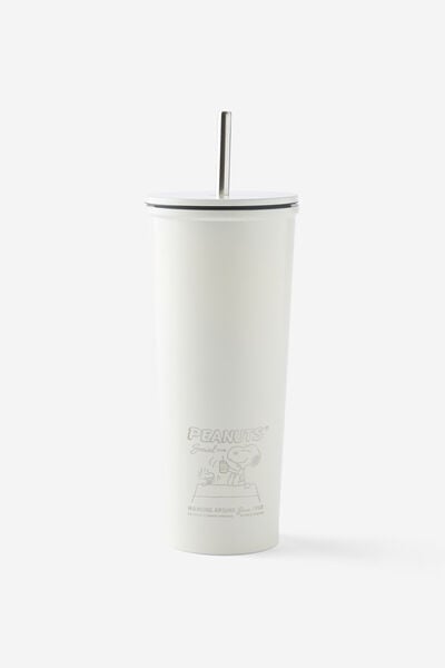 Collab Metal Smoothie Cup, LCN PEA PEANUTS SNOOPY SOCIAL CLUB