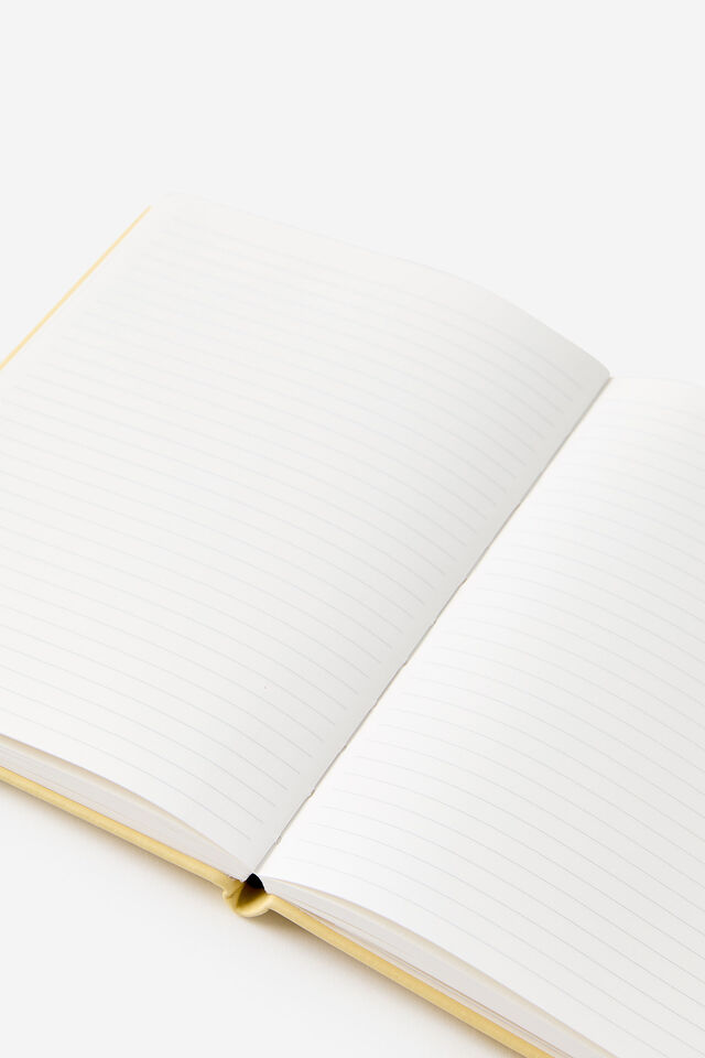 Metro A5 Hard Lined Notebook, Midnight Ink