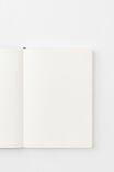 B6 Soft Cover Plain Notebook, BLACK - alternate image 2