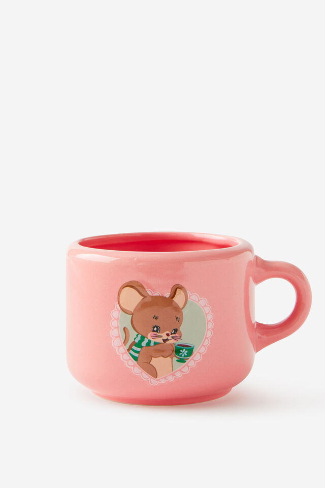 Christmas Peekaboo Mug, VINTAGE MOUSE