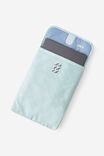 Personalised Mode 14 Inch Laptop Sleeve, MINTY GRID - example image 2
