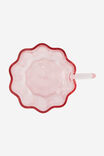 Glass Flower Mug, PINK - alternate image 2