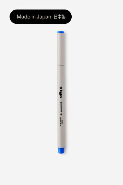 0.3Mm Fine Tip Pen, BLUE