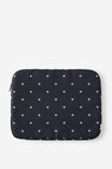 All Rounder 15Inch Laptop Case, STUD STAR POLKA / BLACK - alternate image 1