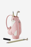 Golf Caddy Pen Set, PINK & WHITE - example image 1