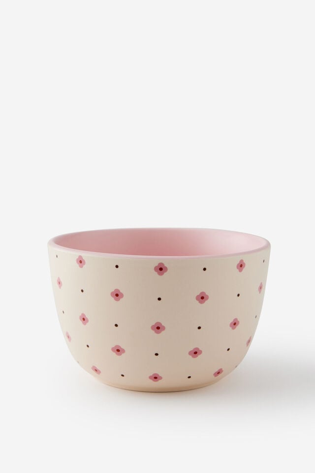 Feel Good Bowl, RETRO MICRO FLORAL