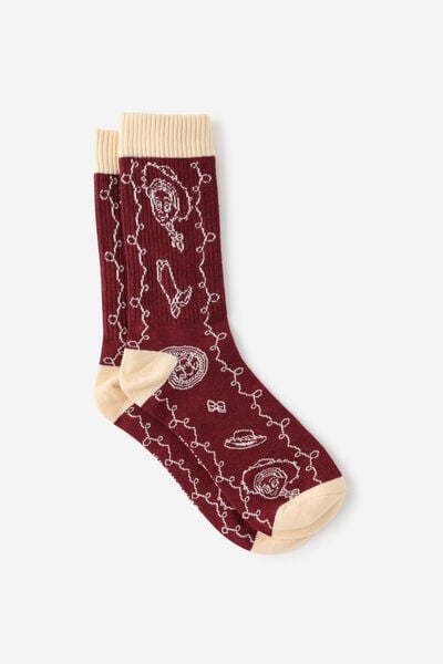 Collector Crew Socks, LCN DIS TOY STORY JESSIE