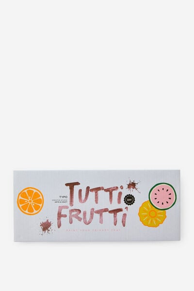 3D Paint By Numbers, TRINKET TRAYS FRUITS