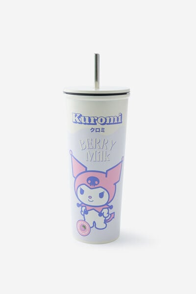 Collab Metal Smoothie Cup, LCN SAN HELLO KITTY KUROMI