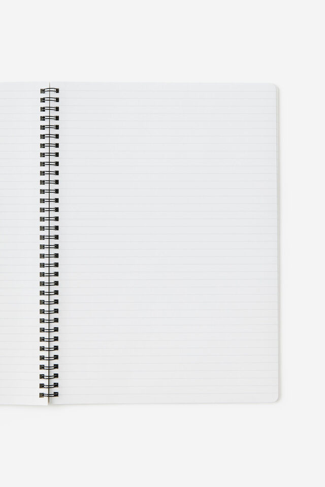 A4 Spiralbound Notebook, GINGERBREAD SPACED OUT