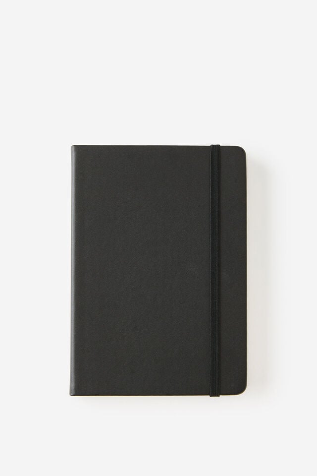Metro B6 Hard Dot Notebook, Black