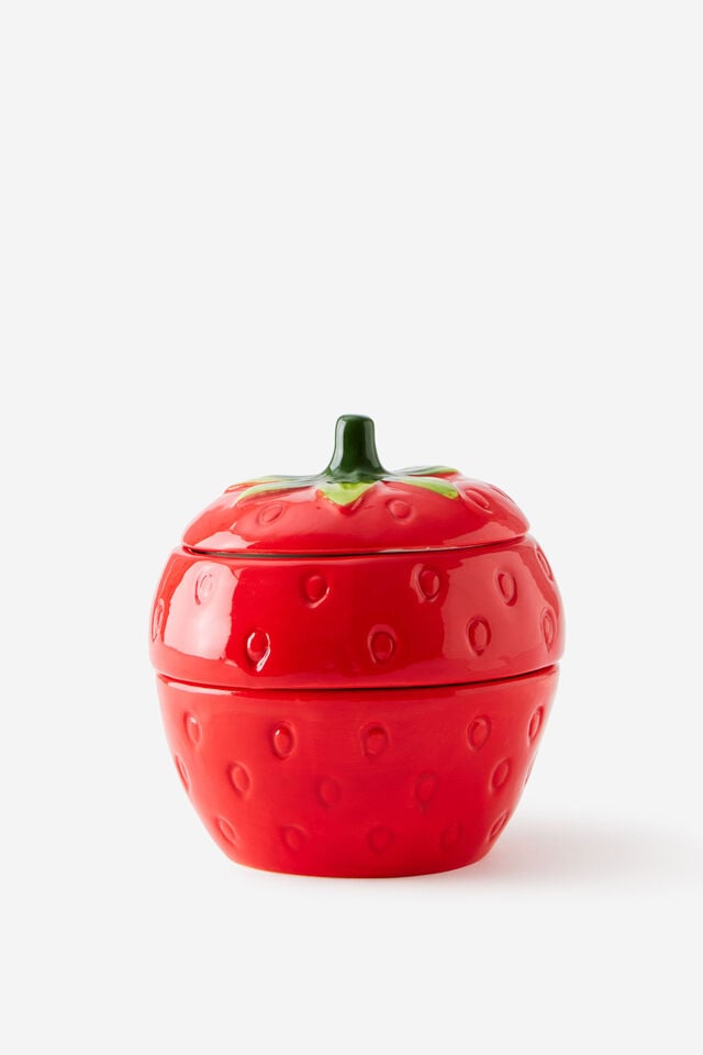 Trinket Tray Stack, STRAWBERRY