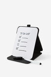Personalised Flip It Memo Board, BLACK - alternate image 3