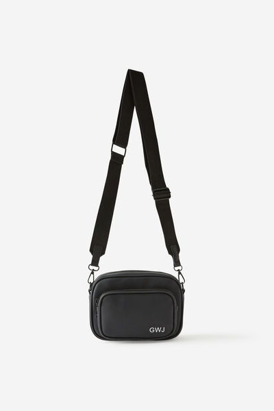 Personalised Pro Camera Crossbody, BLACK