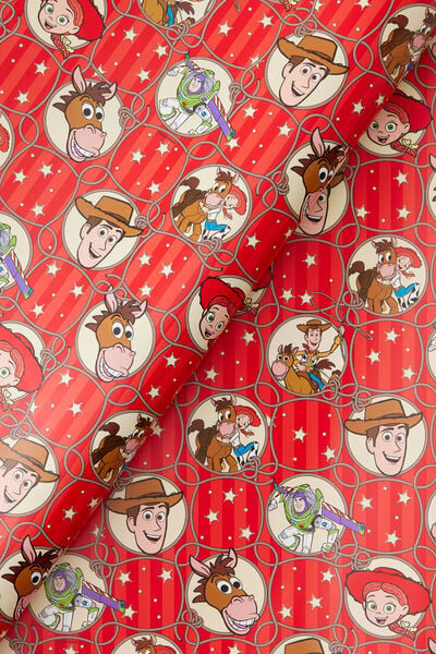 Christmas Wrapping Paper Roll, LCN DIS TOY STORY XMAS ROPE
