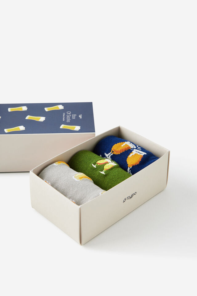 3 Pack Of Socks, CHEERS BIG EARS M/L