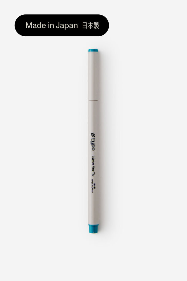 0.3Mm Fine Tip Pen, TEAL
