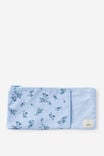 30Cm Canvas Pencil Case, BOUQUET DITSY BLUE SKIES - alternate image 1