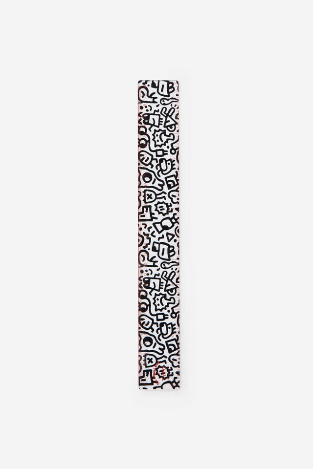 30Cm Ruler, LCN DOO DOODLE BOY / BLACK & WHITE